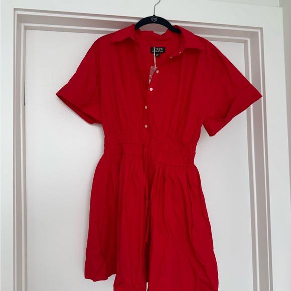 J.Crew NWT Elena mini shirt-dress in cotton poplin - Picture 2 of 3